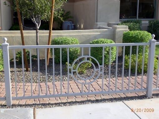 Mesa Arizona — Gray Short Iron Fence in Mesa, AZ