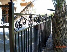 Steel — Black Decorative Personalized Fence in Mesa, AZ