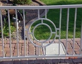 Galvanized — Fence With A Spiral Design in Mesa, AZ