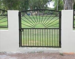Iron Pool Fence — Custom Black Decorative Fence in Mesa, AZ