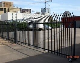Commercial Iron Fence — Custom Black Pool Fence in Mesa, AZ
