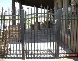 Custom Iron Gates — Black Decorative Fence in Mesa, AZ