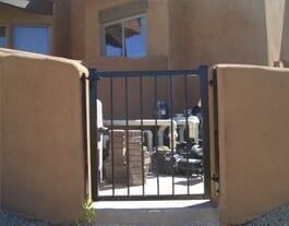 Iron Fence — Black Short Gate in Mesa, AZ