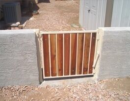 Residential Pool Fence — Decorative Short Gate in Mesa, AZ