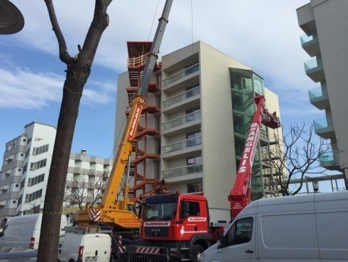 Piattaforme aeree per lavori edili