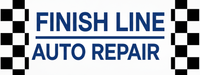 Logo for Demo Auto Repair: text with a gear icon, red and navy colors.