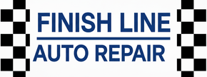 Logo for Demo Auto Repair: text with a gear icon, red and navy colors.