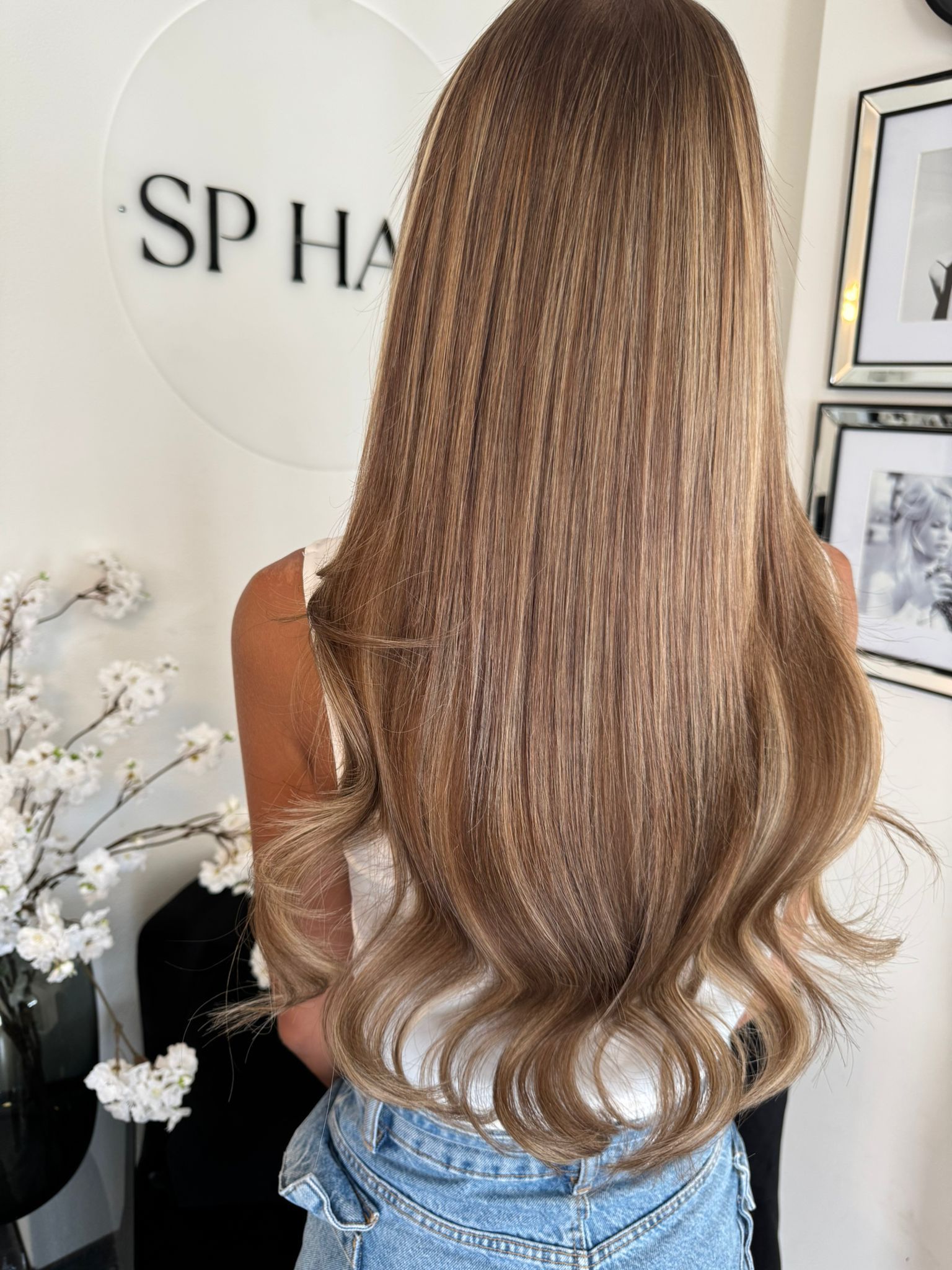 Uiterst tevreden klant na de haarverlenging