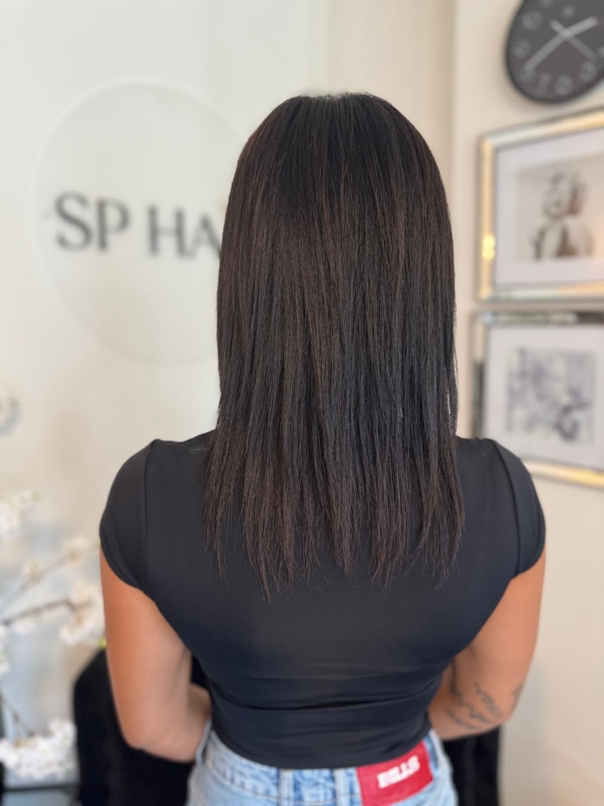 Nieuwe klant voor het plaatsen van de extensions