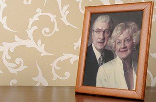 Framed Photograph of Ronald T. Snow & Felicia Snow