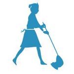 lady cleaner icon