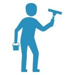 glass cleaning icon