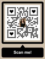 A qr code that says scan me on it