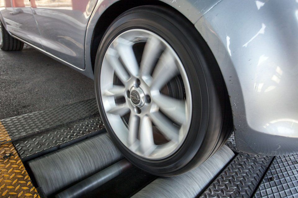 auto durante una revisione