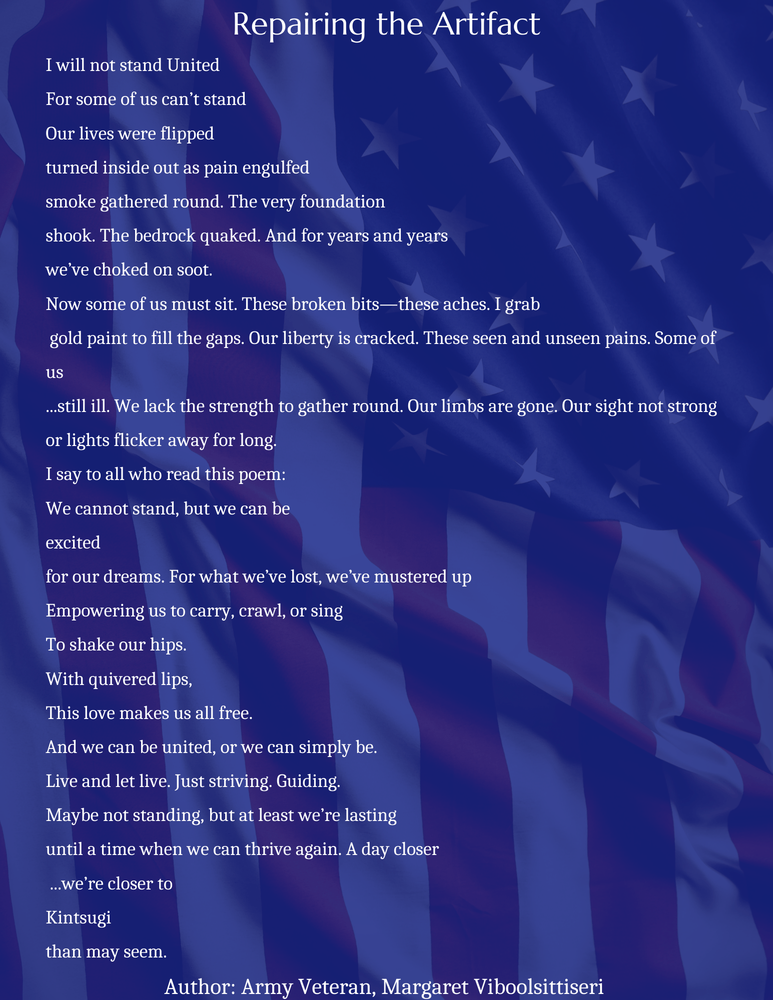 National 9/11 Veterans Art Competition: Poetry Winner & Finalists