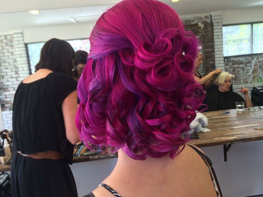 Coloured Hair — Hair Colour & Cuts in Maleny, QLD
