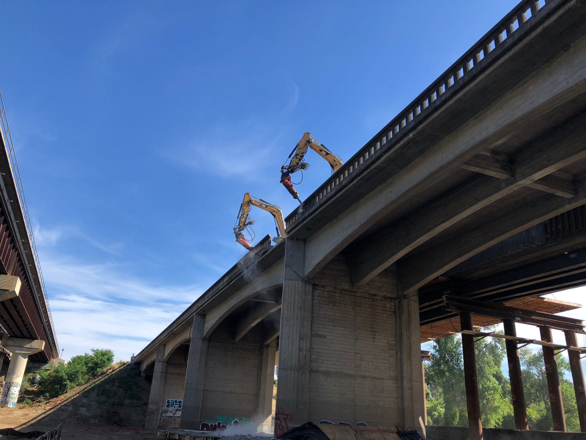 A Bridge Under Construction — Chicago, IL — Sterling Holloway Demolition