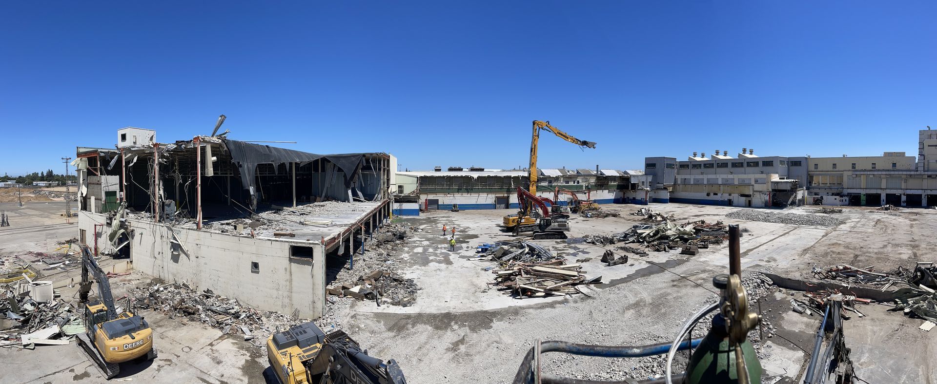 A Large Building Is Being Demolished in a Large Construction Site — Chicago, IL — Sterling Holloway Demolition