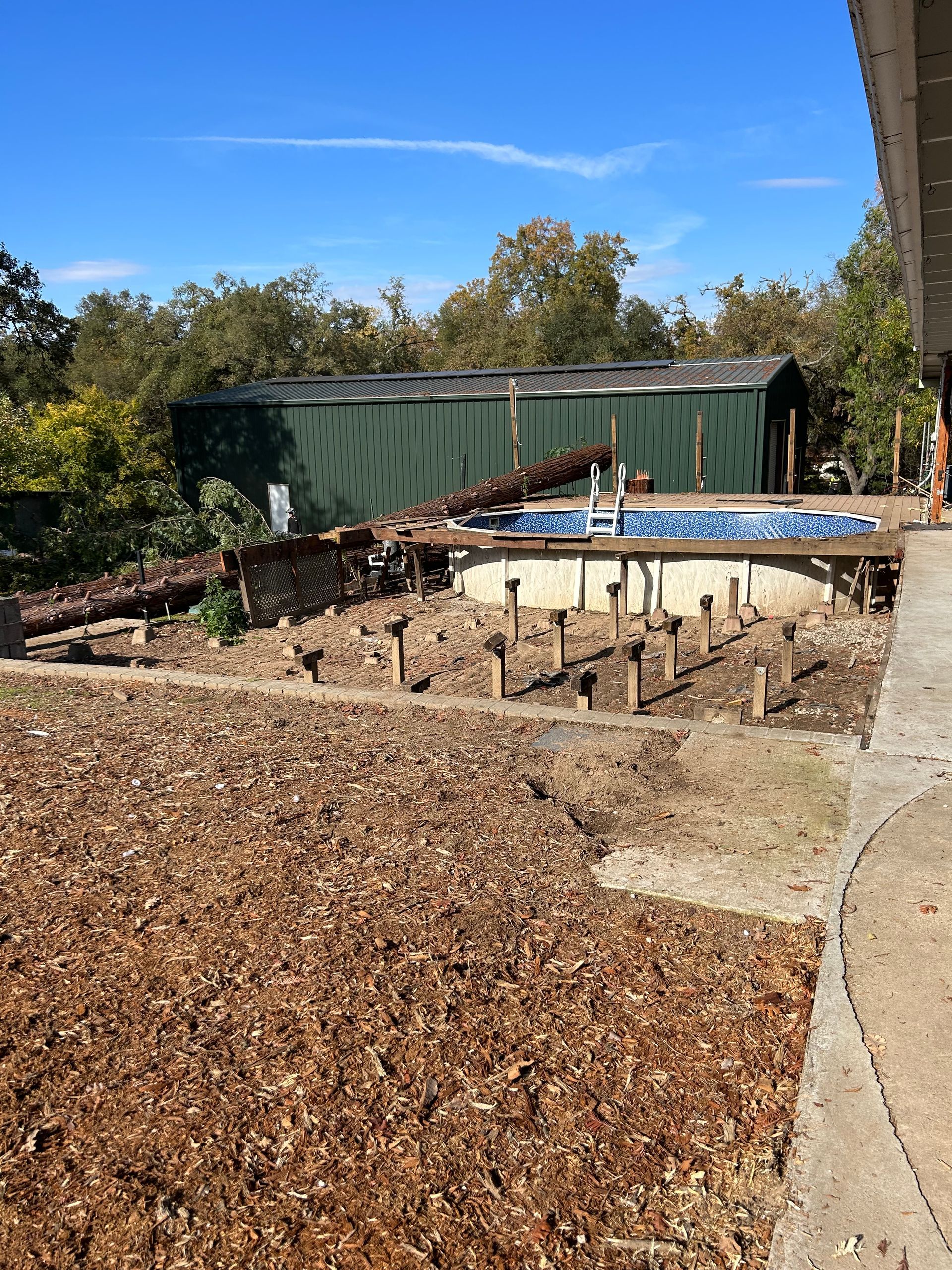A Swimming Pool in the Backyard of a House — Chicago, IL — Sterling Holloway Demolition