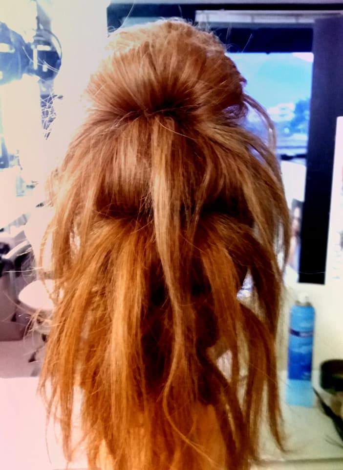 Acconciatura elaborata e trucco sposa