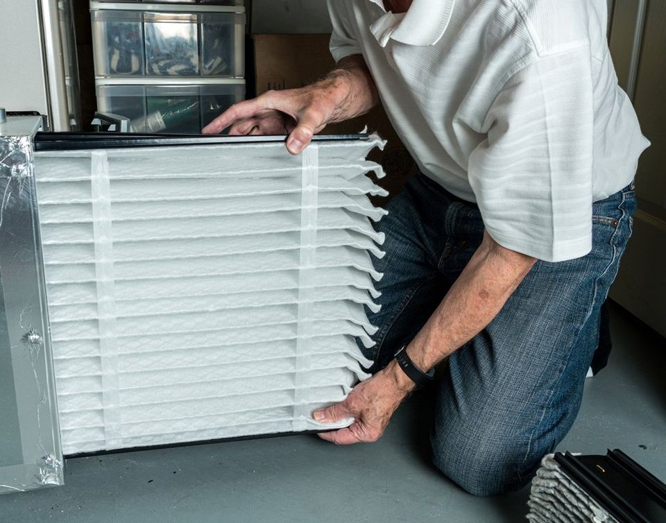 Replacing Furnace Filter — Johnson City, TN — Advanced Heat Pump Systems