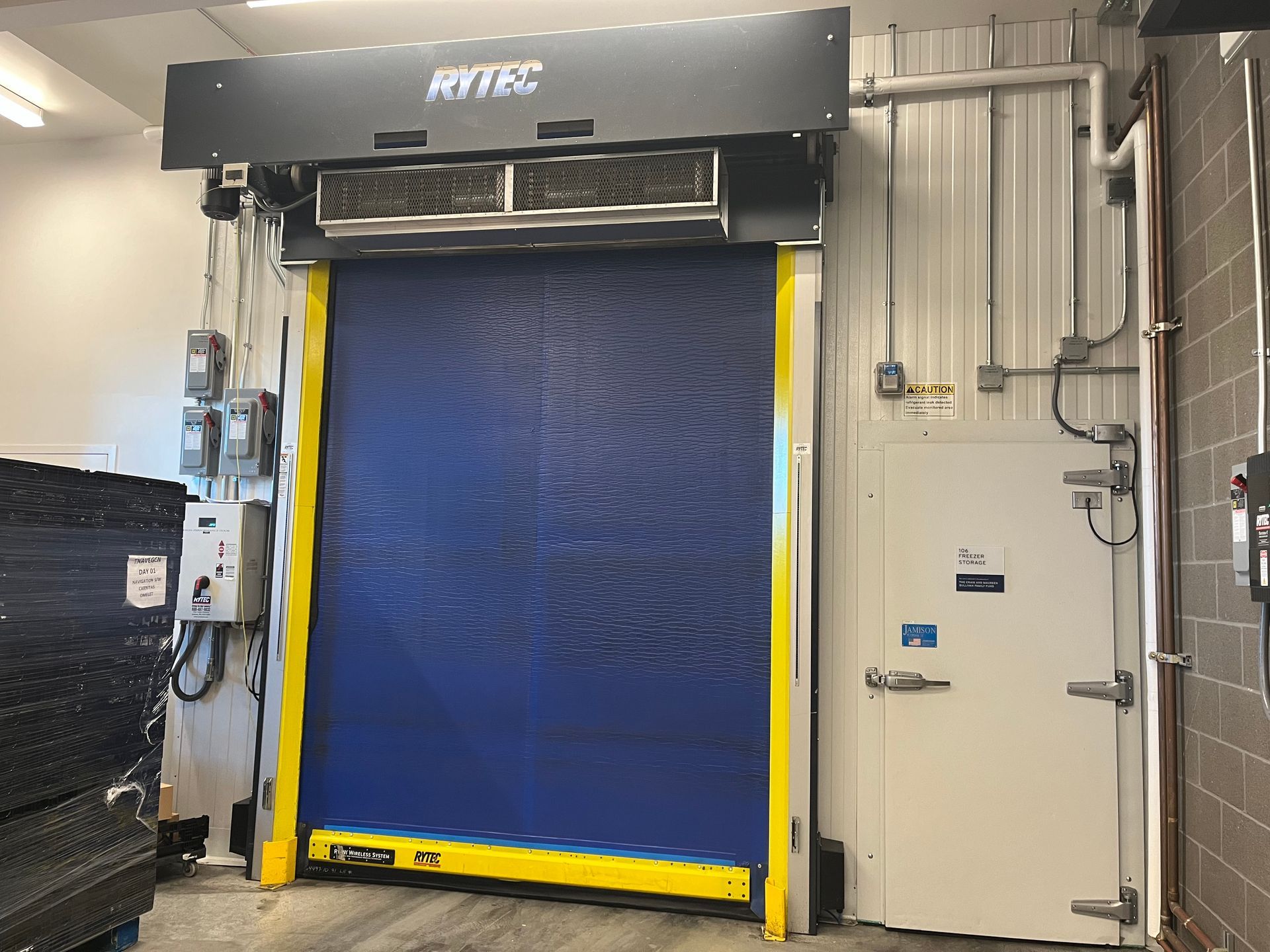 Rytec Turboseal and Jamison Man Door