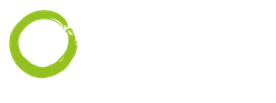 Un cerchio verde è disegnato su uno sfondo bianco.