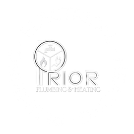 A black and white logo for a plumbing and heating company.