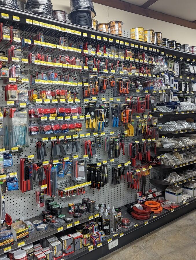 A store filled with lots of tools and supplies.