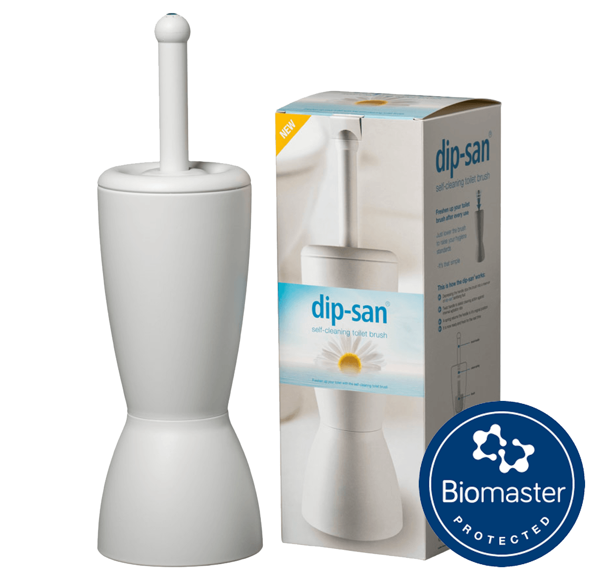 Dip-San Toilet Brush Biomaster Technology