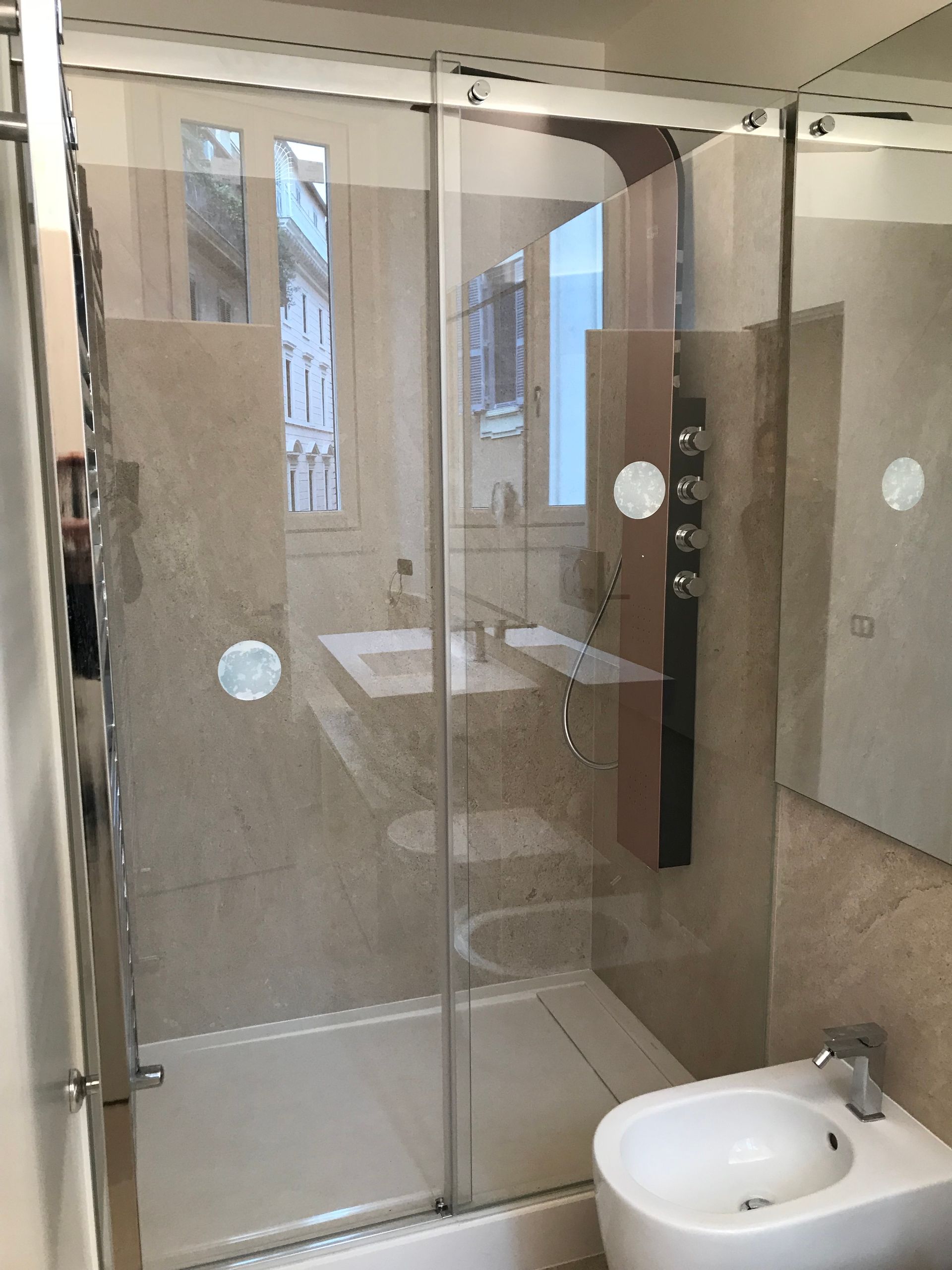 box doccia scorrevole in vetro