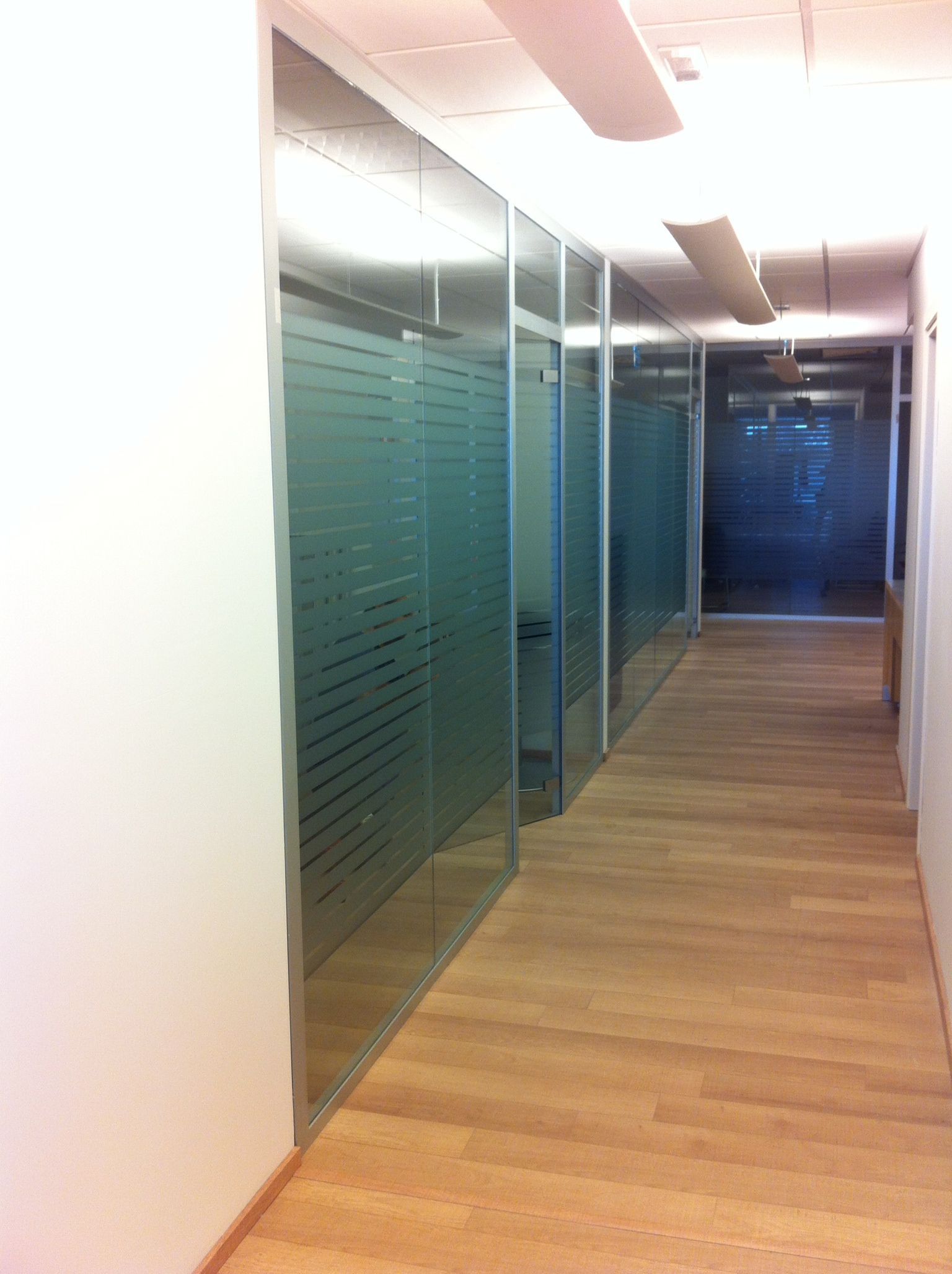 parete divisoria in vetro