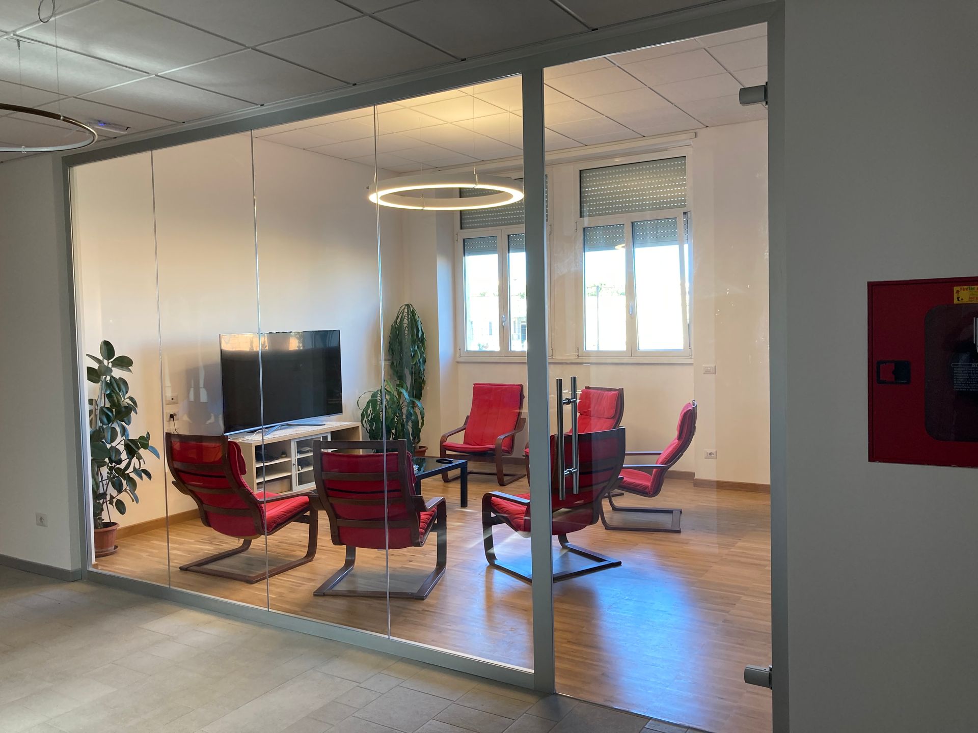 pareti ufficio in vetro