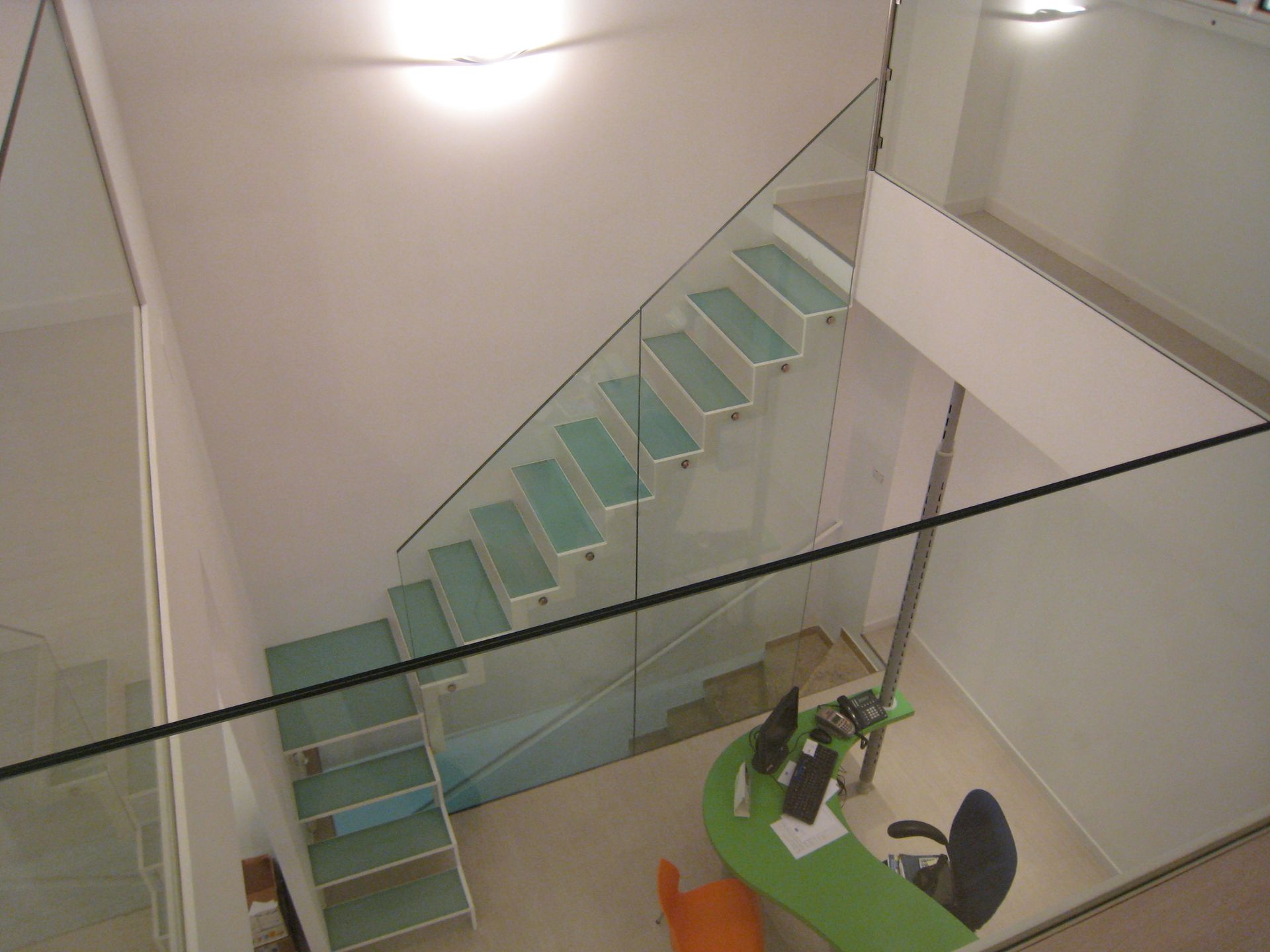 parapetto tutto vetro