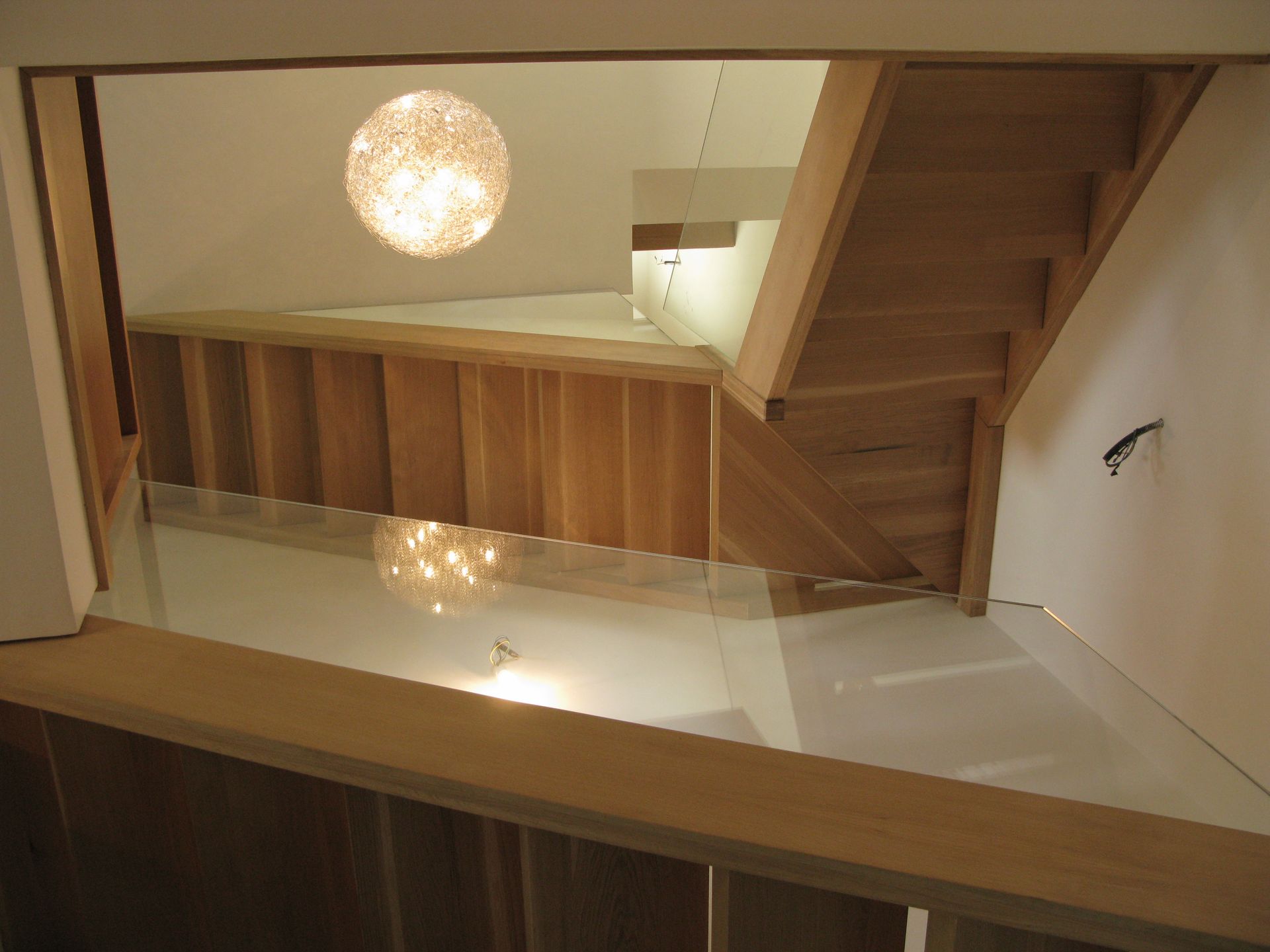 protezione parapetto in vetro