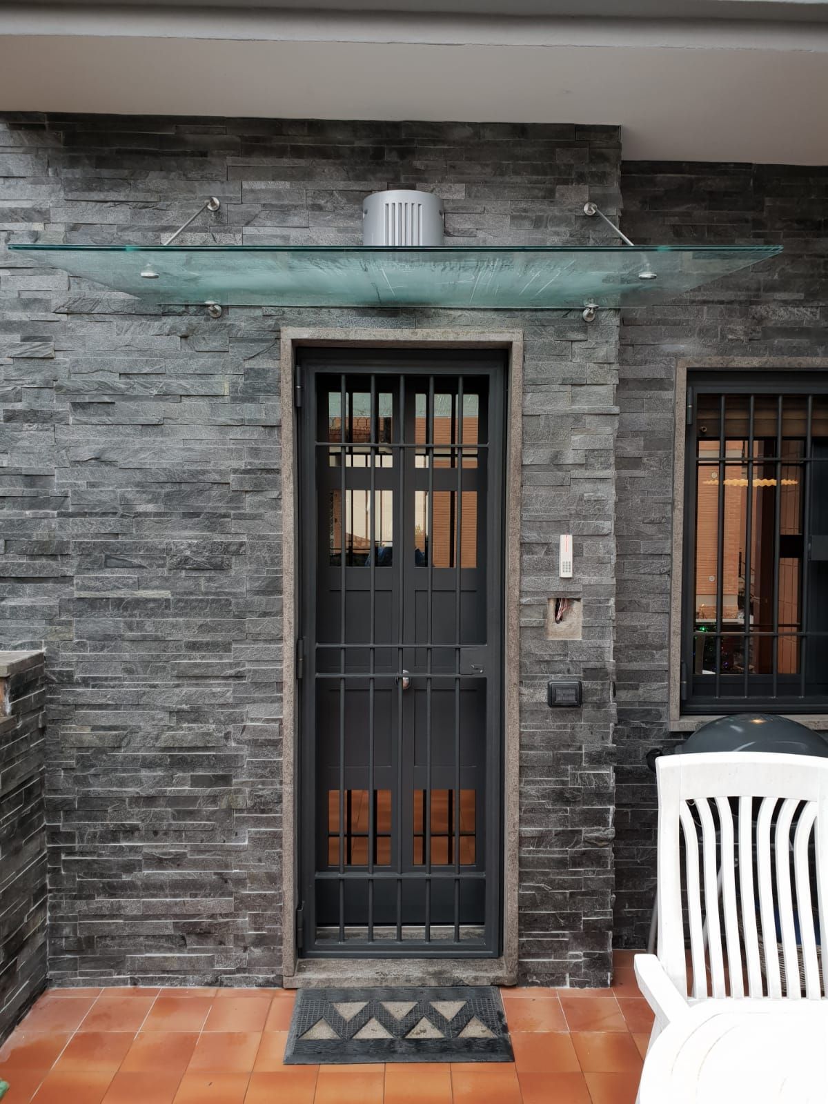 pensillina in vetro per porta