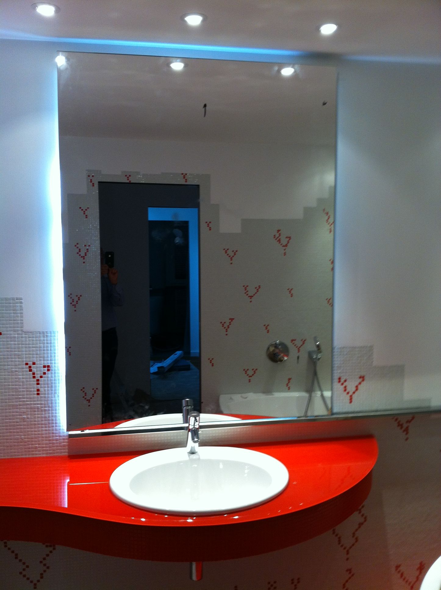 specchio retroilluminato