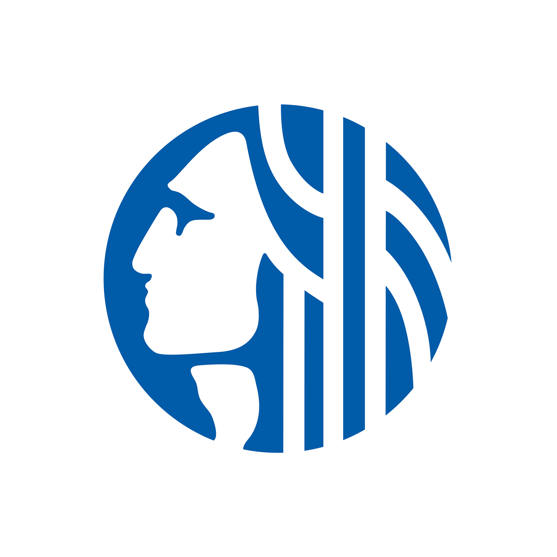 City of Seattle Logo Blue - Cheif Seattle in Blue
