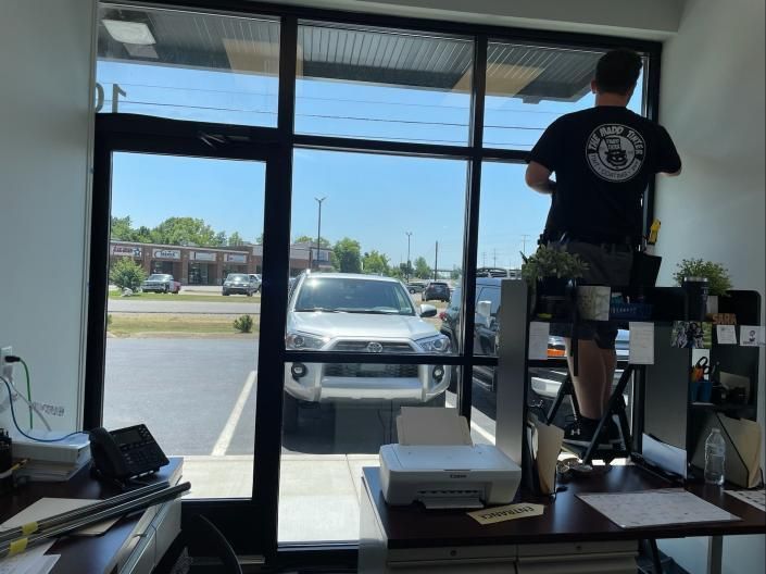 commercial building tint