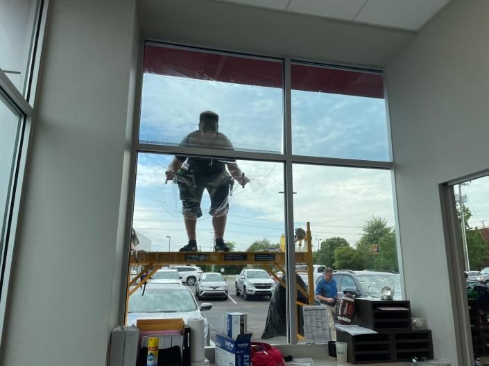 commercial building tint