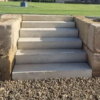 Australian Diamond Sawn Steps