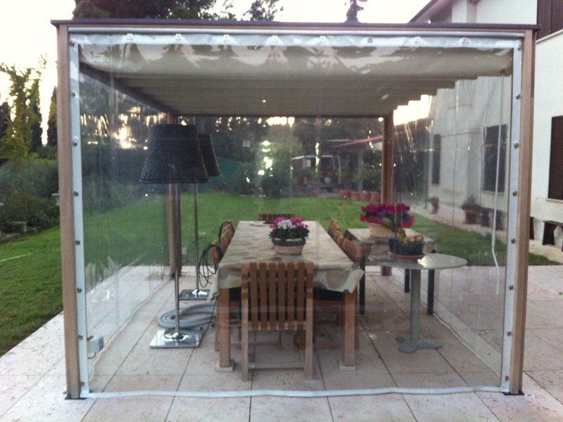 gazebo fisso avvolgibile