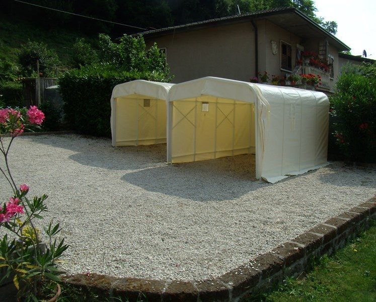 struttura box garage in materiale tecnico