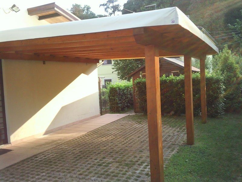 struttura di copertura in legno