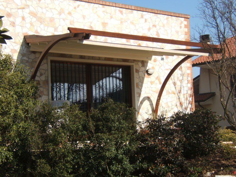 tettoia in legno