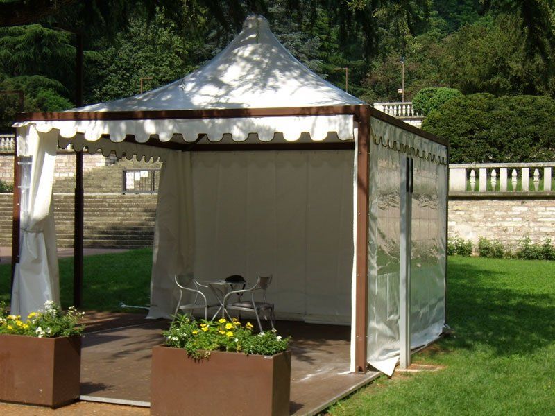 gazebo in legno