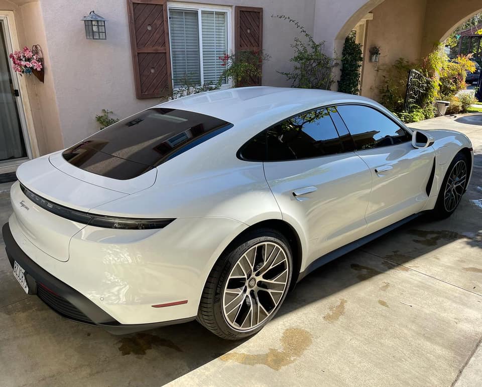 White Luxury Car – Placentia, CA – Dream Tint