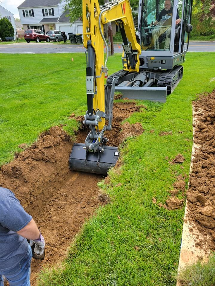 Replacing a sewer line in Lancaster, PA