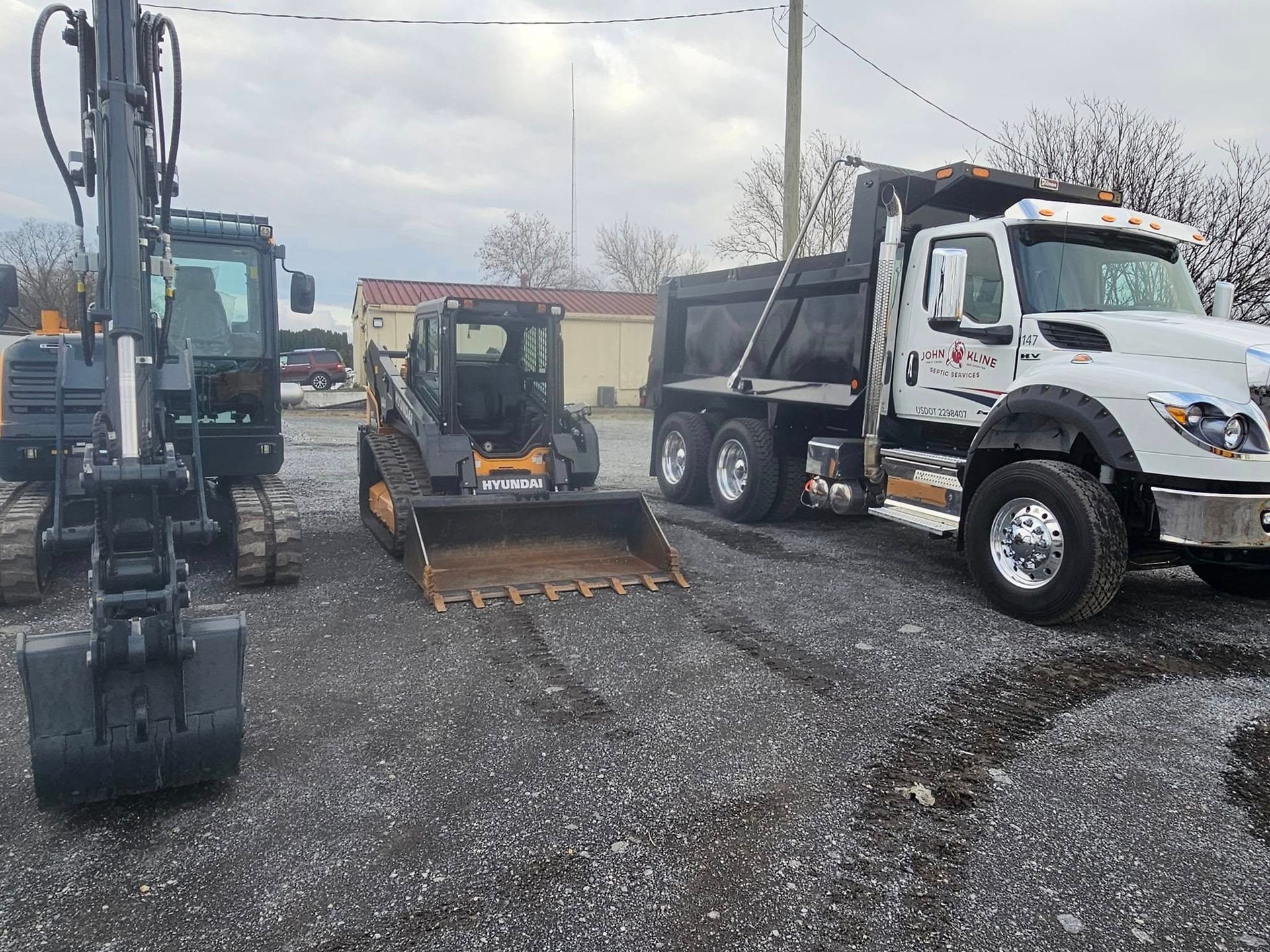 Excavation Services from John Kline Septic Services | New Dump Truck & Skid Steer