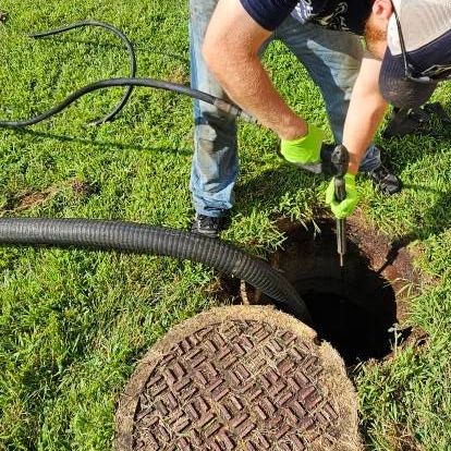man working on septic tank pumping Lancaster, PA
